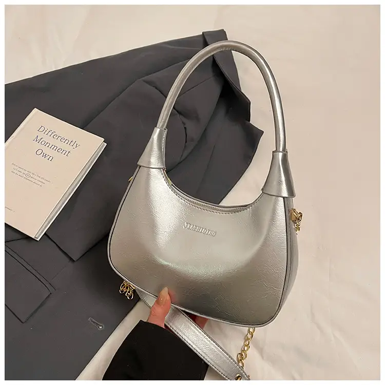 Silver Neoprene Shoulder Bag for Women 2025 — feature 30