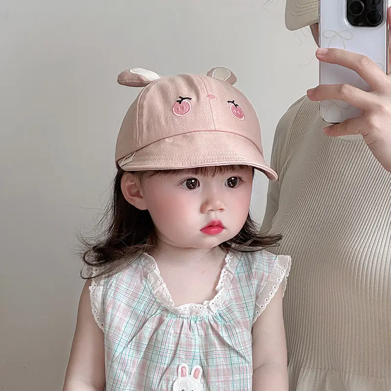 Cute Cartoon Sunshade Cap for Girls Spring Autumn - Image 4