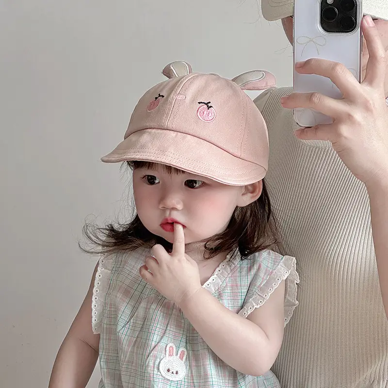 Cute Cartoon Sunshade Cap for Girls Spring Autumn - Image 6
