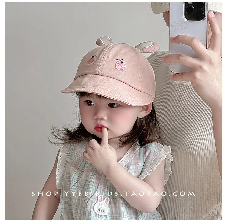 Cute Cartoon Sunshade Cap for Girls Spring Autumn — feature 4