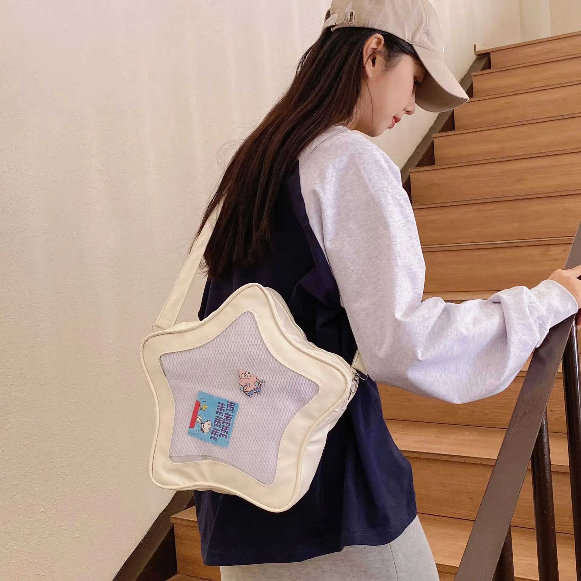 Transparent Star Shoulder Bag 2025 Cute Korean Design - Image 7