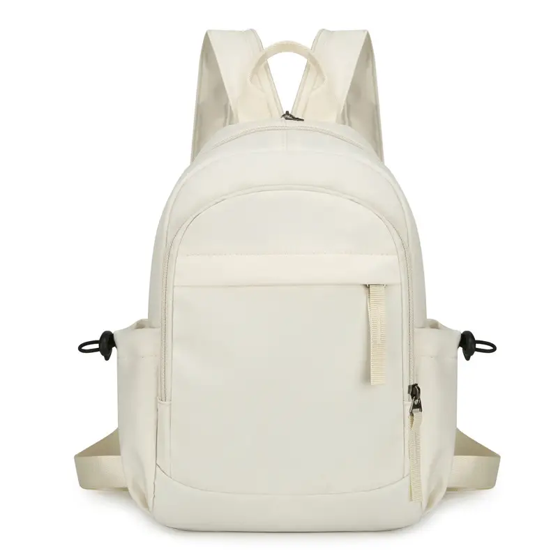 Men's Black Nylon Mini Backpack Lightweight Double-Use - Image 3