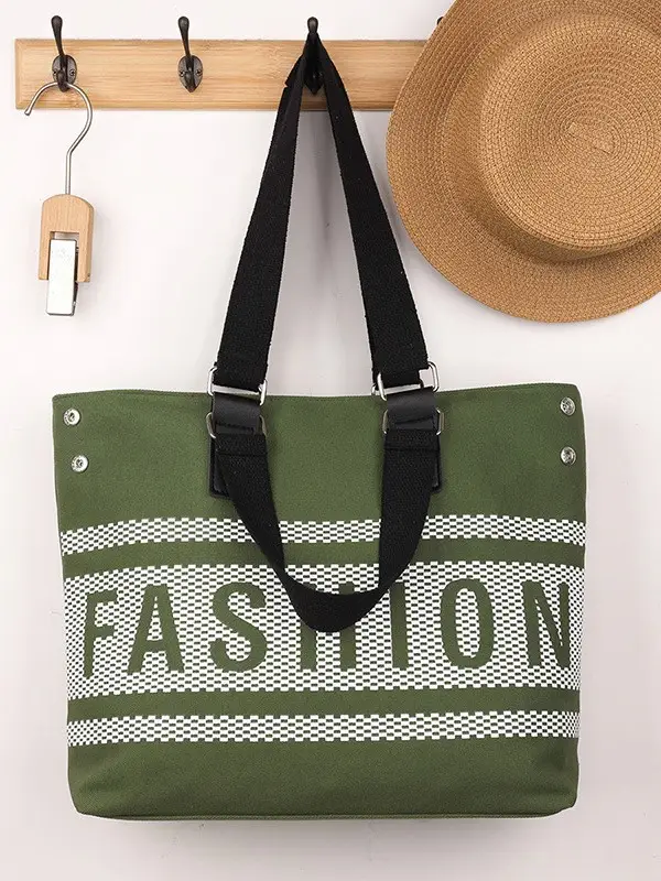 2025 Spring Tote Bag Large Capacity Casual Vacation Shoulder Tote - Image 8