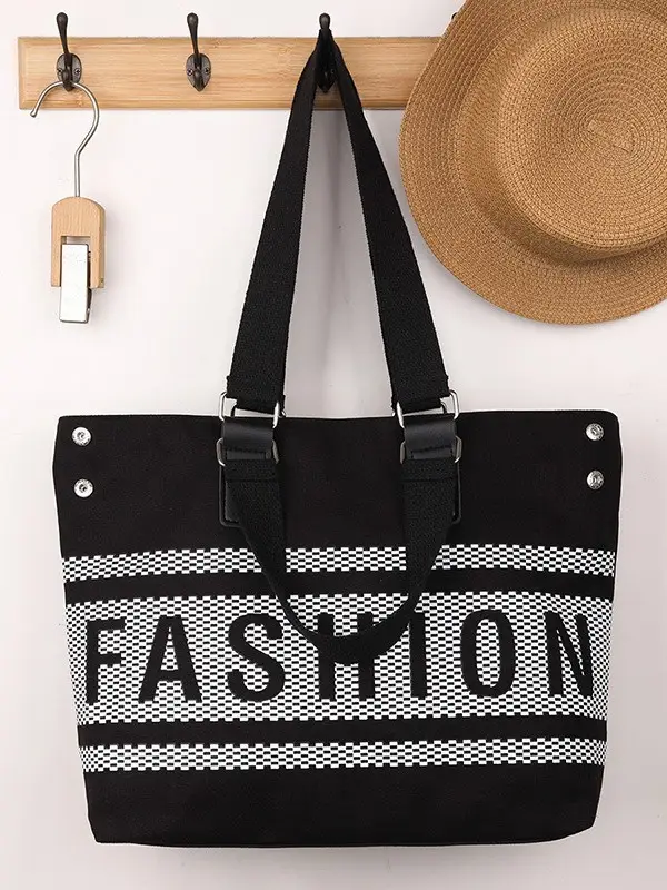 2025 Spring Tote Bag Large Capacity Casual Vacation Shoulder Tote - Image 10