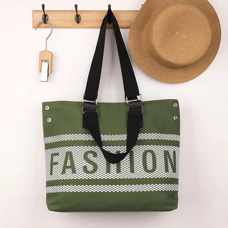 2025 Spring Tote Bag Large Capacity Casual Vacation Shoulder Tote - Image 4