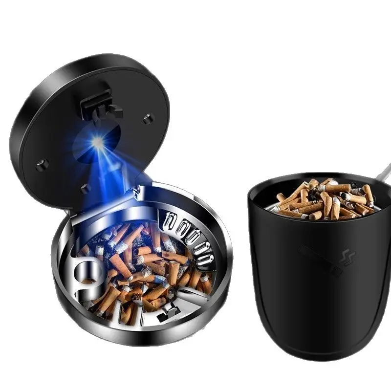 Car ashtray creative automatic car with cover advanced sense artifact car interior supplies do not drop anti-fly - Image 36