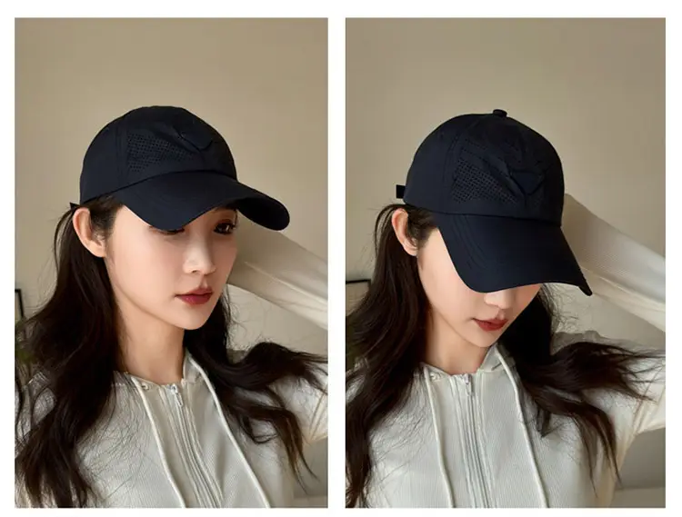 Black Mesh Baseball Cap for Men Outdoor Travel Hiking — feature 35