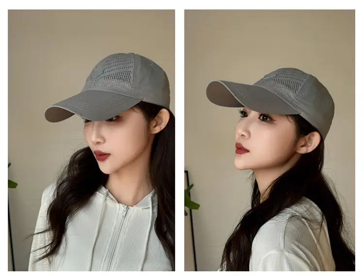 Black Mesh Baseball Cap for Men Outdoor Travel Hiking — feature 43