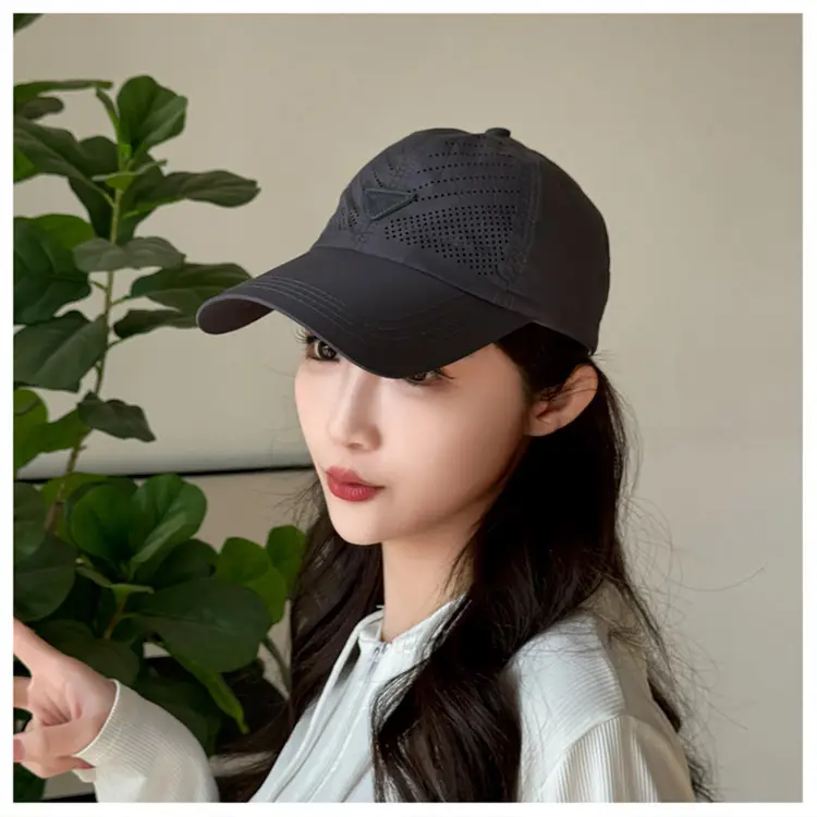 Black Mesh Baseball Cap for Men Outdoor Travel Hiking — feature 47