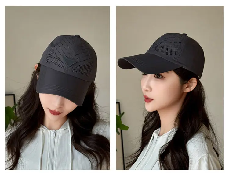 Black Mesh Baseball Cap for Men Outdoor Travel Hiking — feature 49