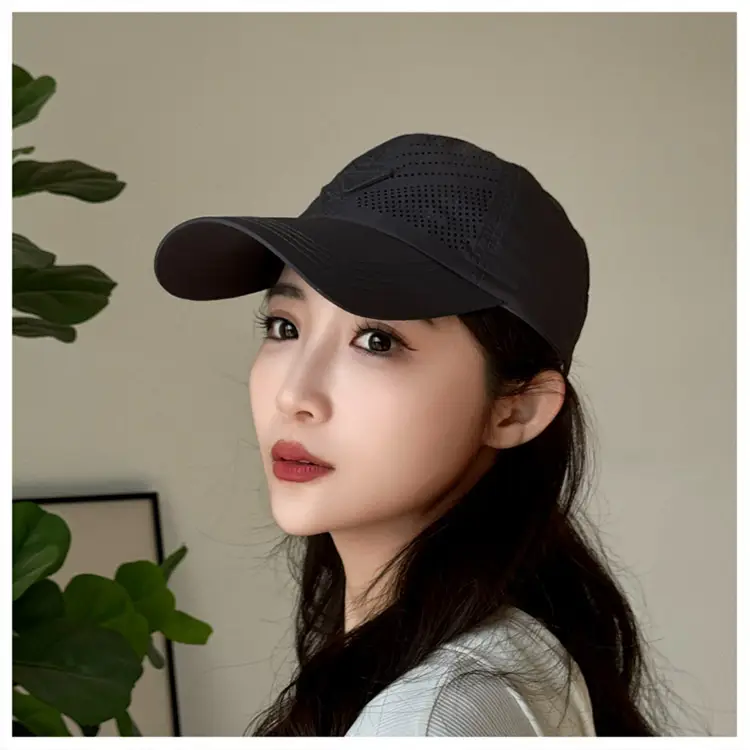 Black Mesh Baseball Cap for Men Outdoor Travel Hiking — feature 50