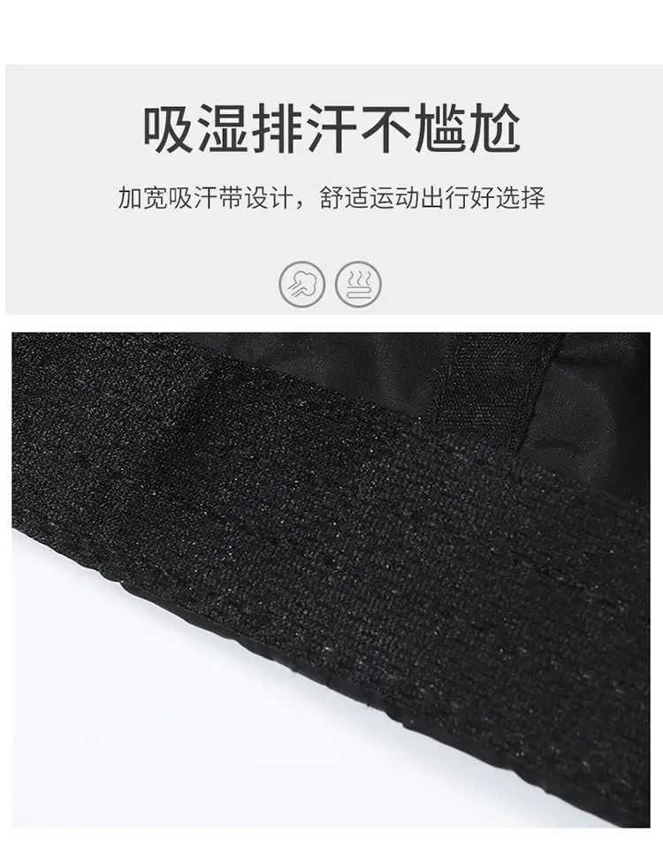 Black Mesh Baseball Cap for Men Outdoor Travel Hiking — feature 6