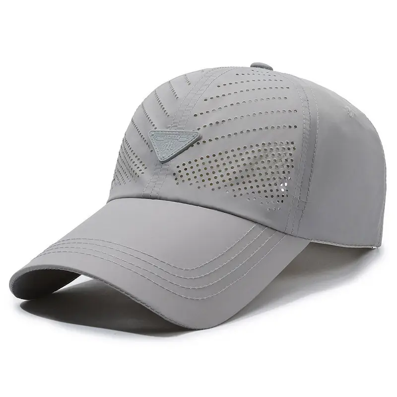 Black Mesh Baseball Cap for Men Outdoor Travel Hiking