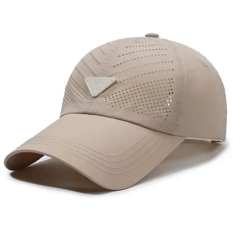 Black Mesh Baseball Cap for Men Outdoor Travel Hiking
