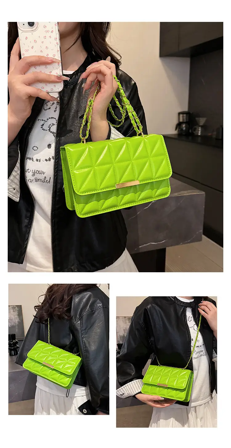 Pink Quilted Chain Shoulder Bag for Women 2025 — feature 27