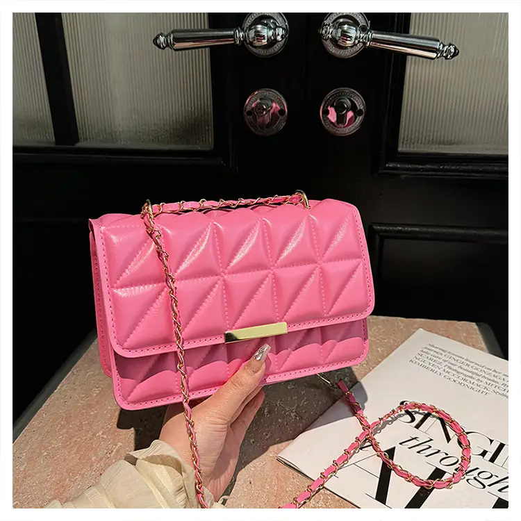 Pink Quilted Chain Shoulder Bag for Women 2025 — feature 35