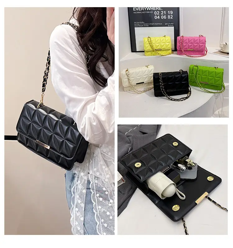 Pink Quilted Chain Shoulder Bag for Women 2025 — feature 6
