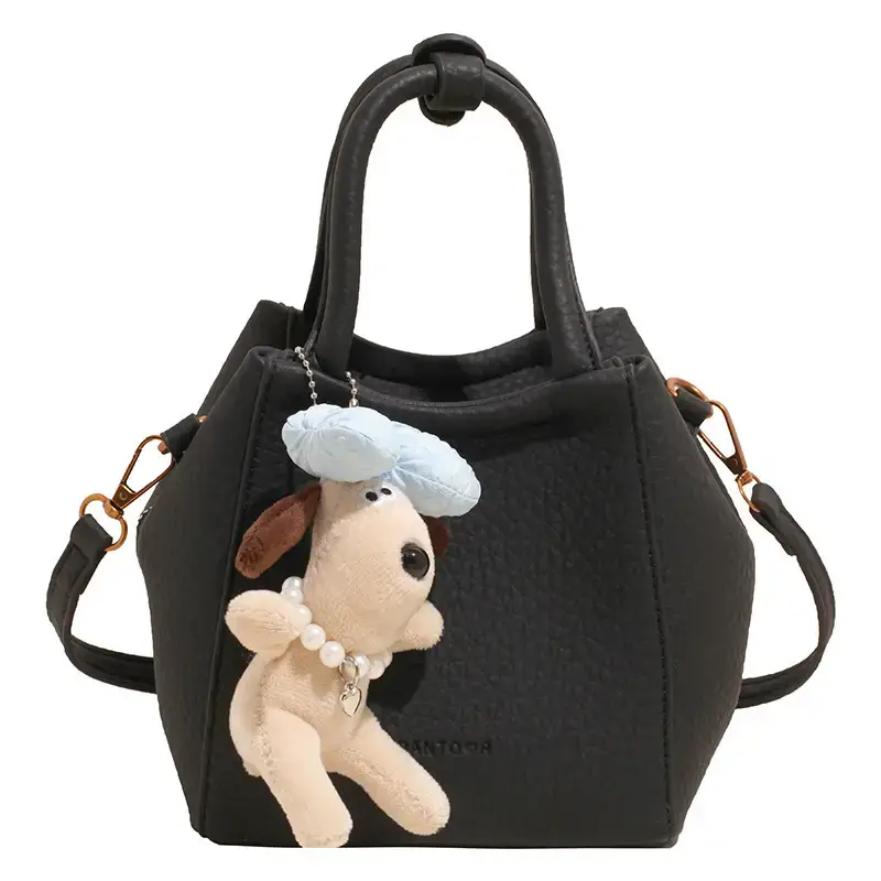 Women's Light Blue Hand-Carrying Bucket Bag 2025 Spring Summer - Image 3