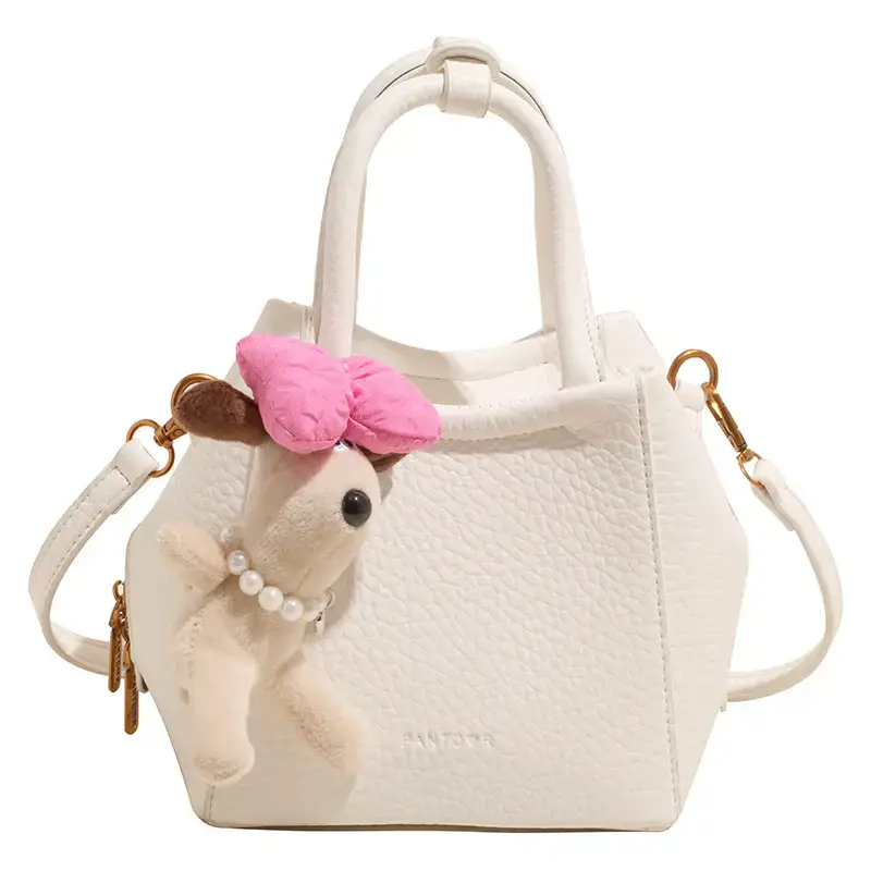 Women's Light Blue Hand-Carrying Bucket Bag 2025 Spring Summer - Image 4