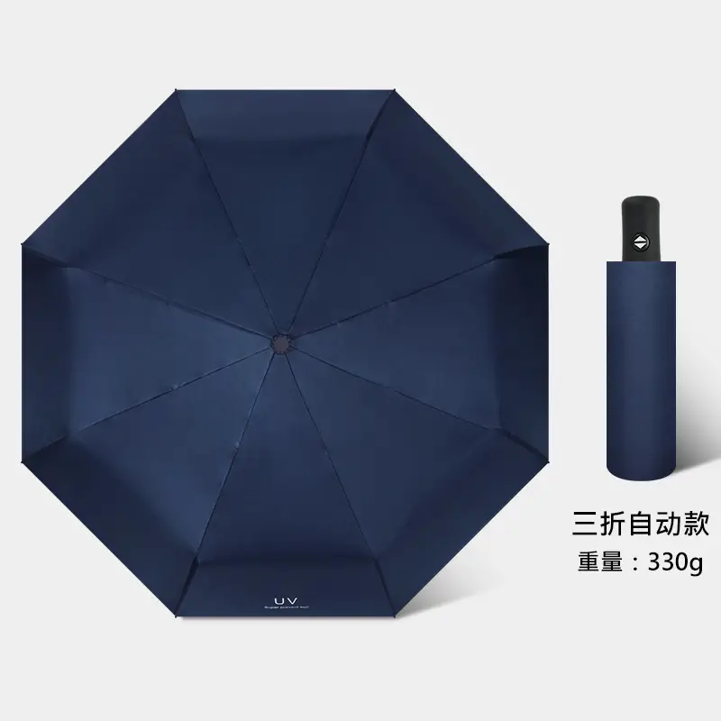 Women's Pink Manual Umbrella 360° Rain Sun - Image 5