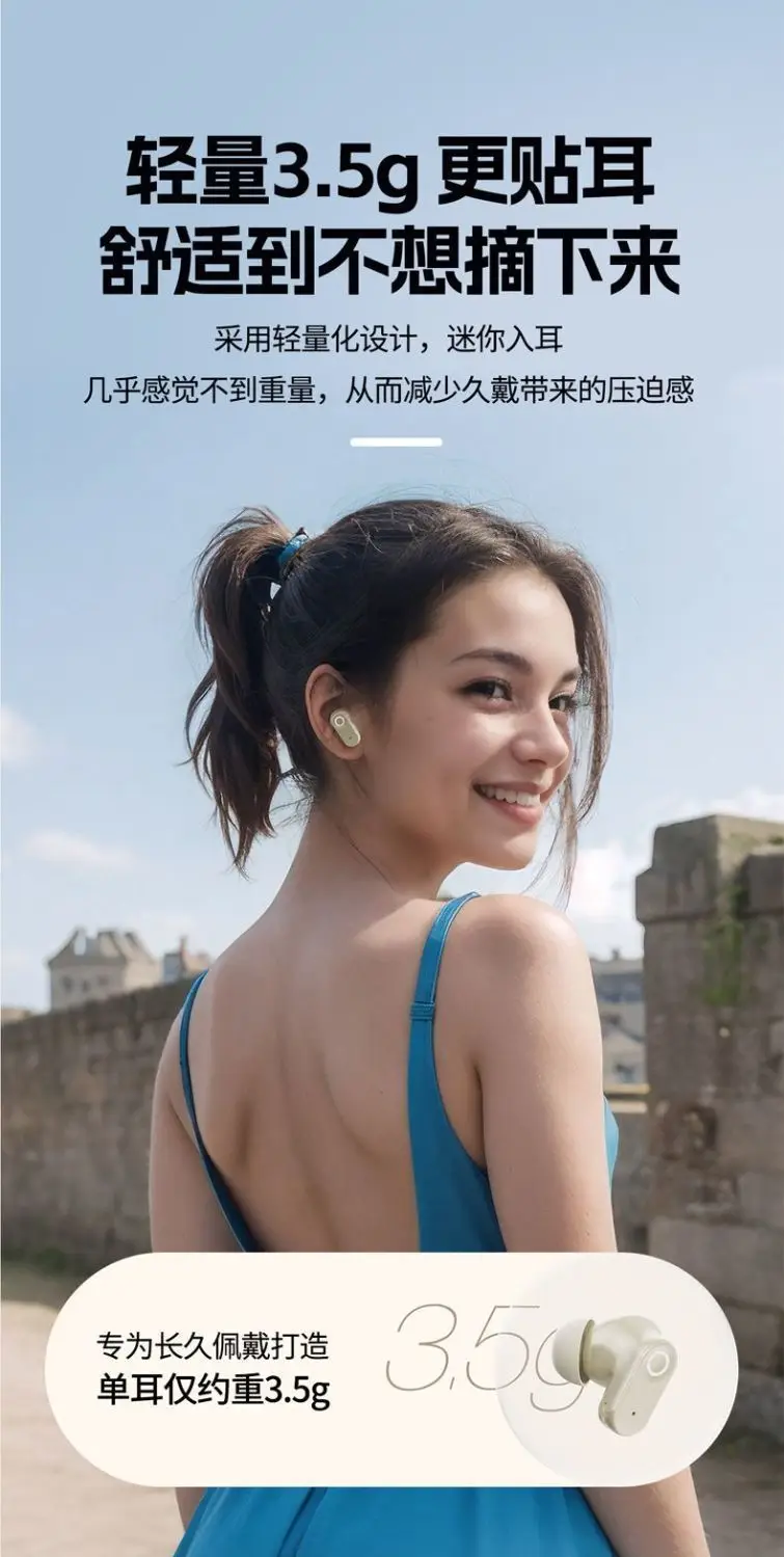2025 New Wireless Earbuds Bluetooth 5.3 Ultra Sound Noise Reduction — feature 4