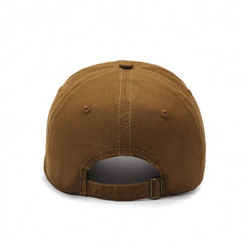 Korean Style Baseball Cap Brown Unisex Oversized - Image 9