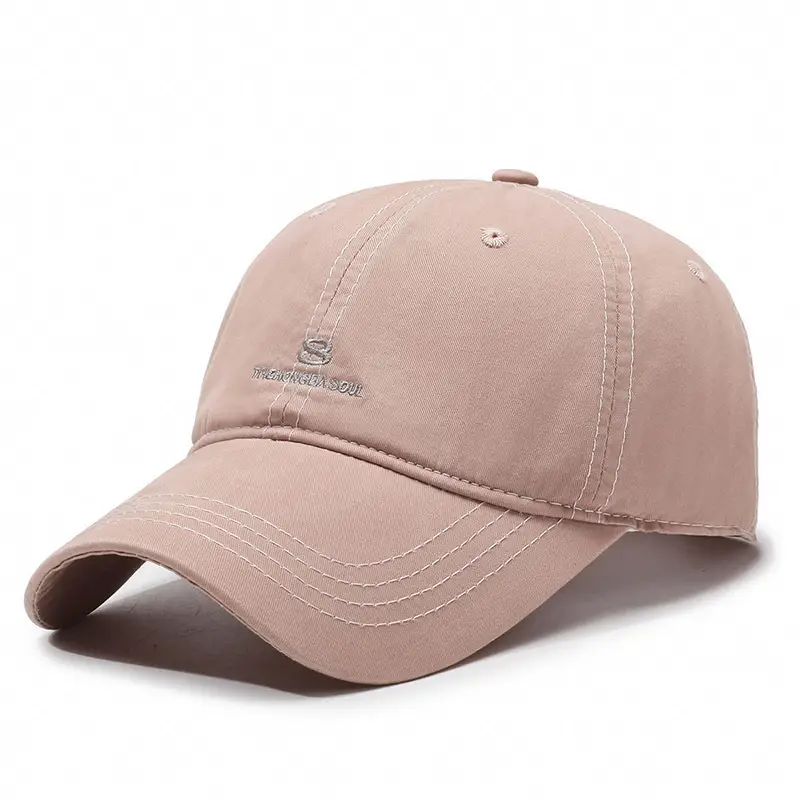 Korean Style Baseball Cap Brown Unisex Oversized - Image 2