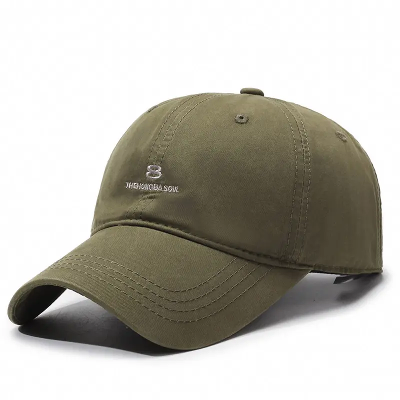Korean Style Baseball Cap Brown Unisex Oversized - Image 5