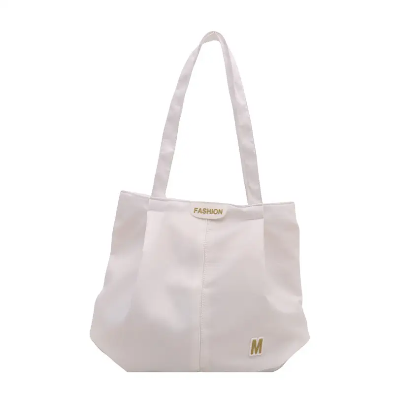 Women's Neon M Logo Shoulder Bag with Leather Strap - Image 5