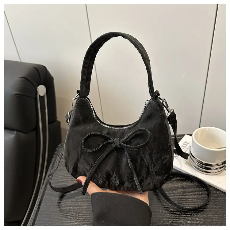 Pink Bow Satchel Bag for Women 2025 Summer — feature 26