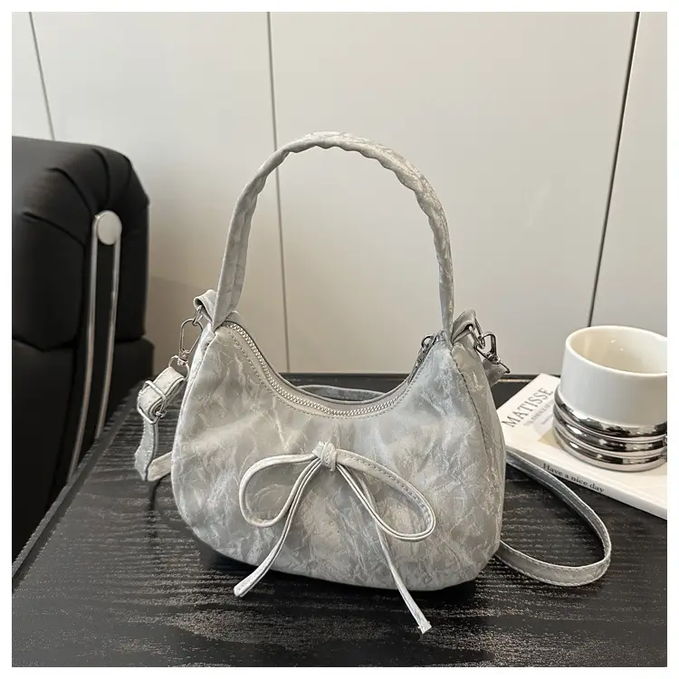 Pink Bow Satchel Bag for Women 2025 Summer — feature 28