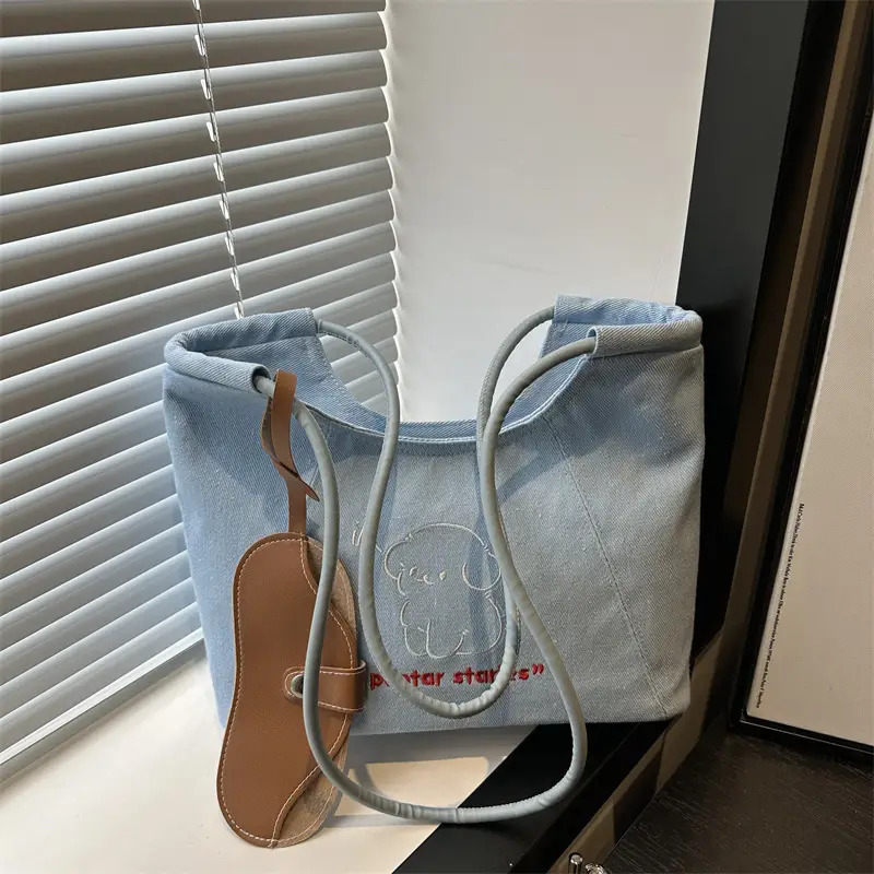 Blue Cartoon Puppy Shoulder Bag for Women — feature 13