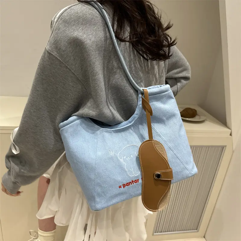 Blue Cartoon Puppy Shoulder Bag for Women — feature 26