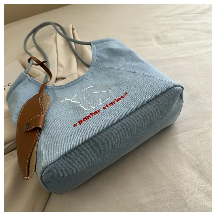 Blue Cartoon Puppy Shoulder Bag for Women — feature 7