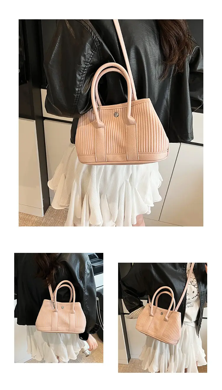 2025 Green Striped Shoulder Crossbody Bag for Women — feature 10