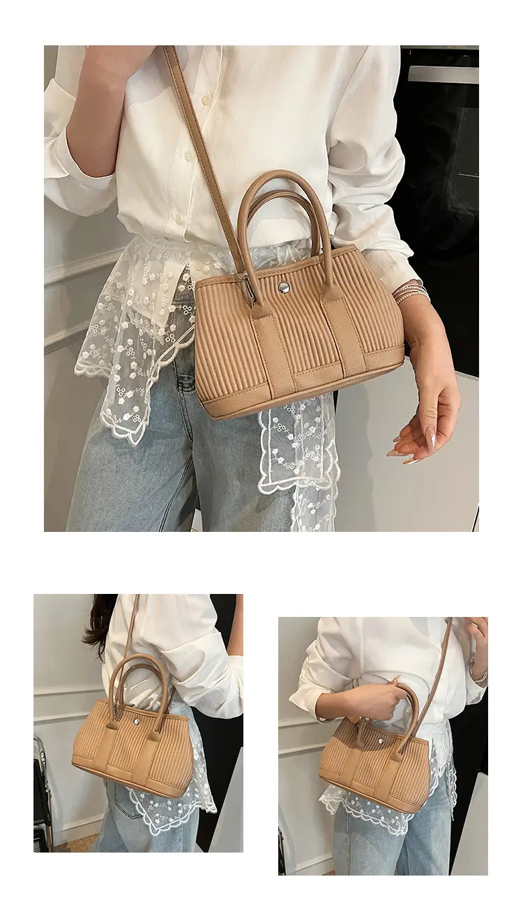 2025 Green Striped Shoulder Crossbody Bag for Women — feature 12
