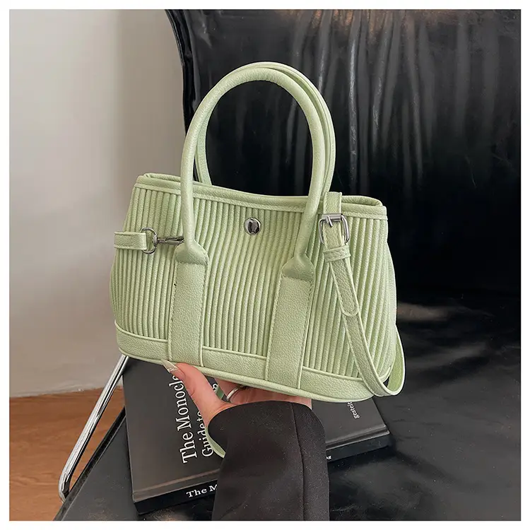 2025 Green Striped Shoulder Crossbody Bag for Women — feature 15