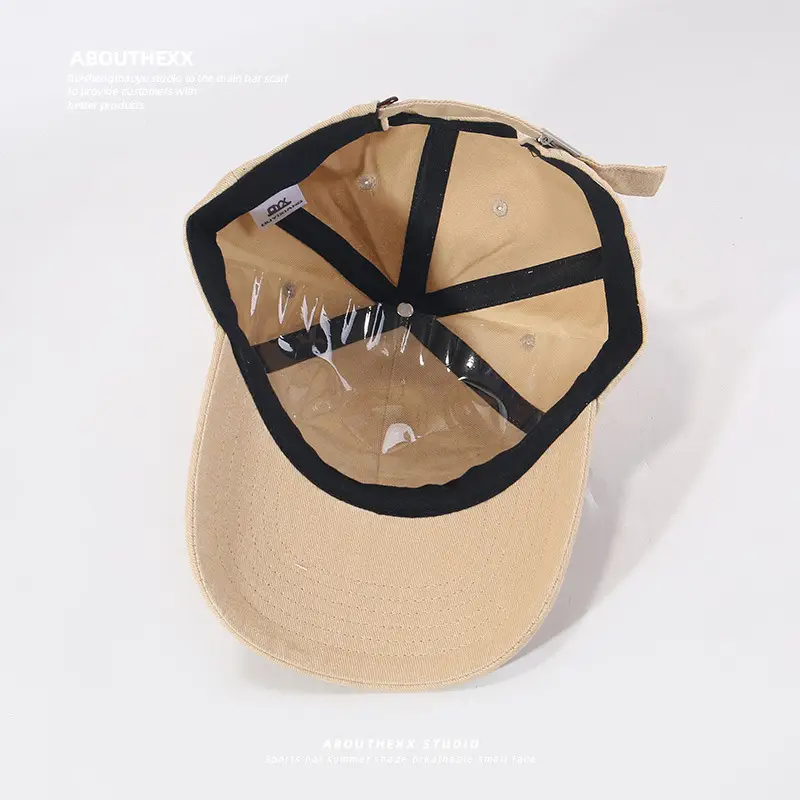 Cute Cartoon Embroidered Beige Cap Women - Image 6