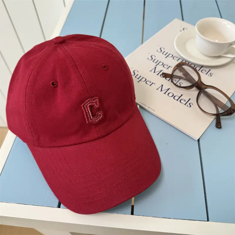 Pink Embroidered Baseball Cap for Men Women - Image 6