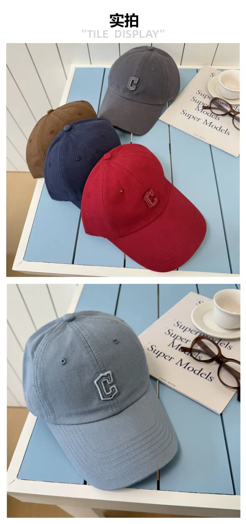 Pink Embroidered Baseball Cap for Men Women — feature 3