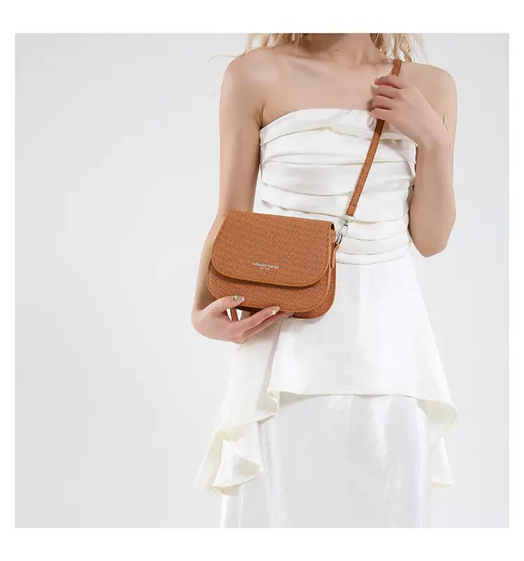 Women's Grey Saddle Crossbody Bag 2025 New Trendy — feature 20
