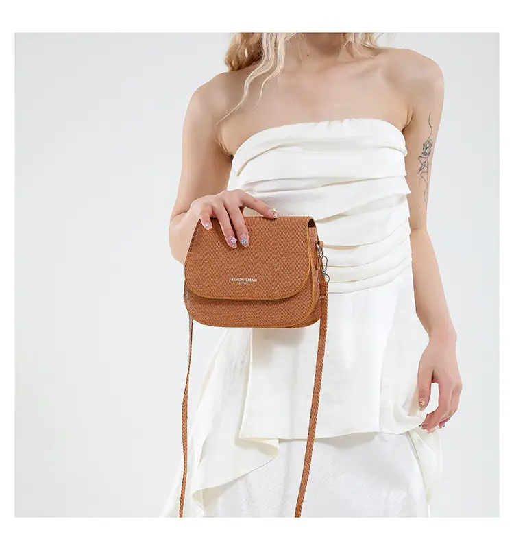 Women's Grey Saddle Crossbody Bag 2025 New Trendy — feature 23