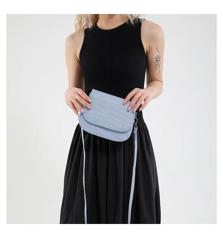 Women's Grey Saddle Crossbody Bag 2025 New Trendy — feature 24