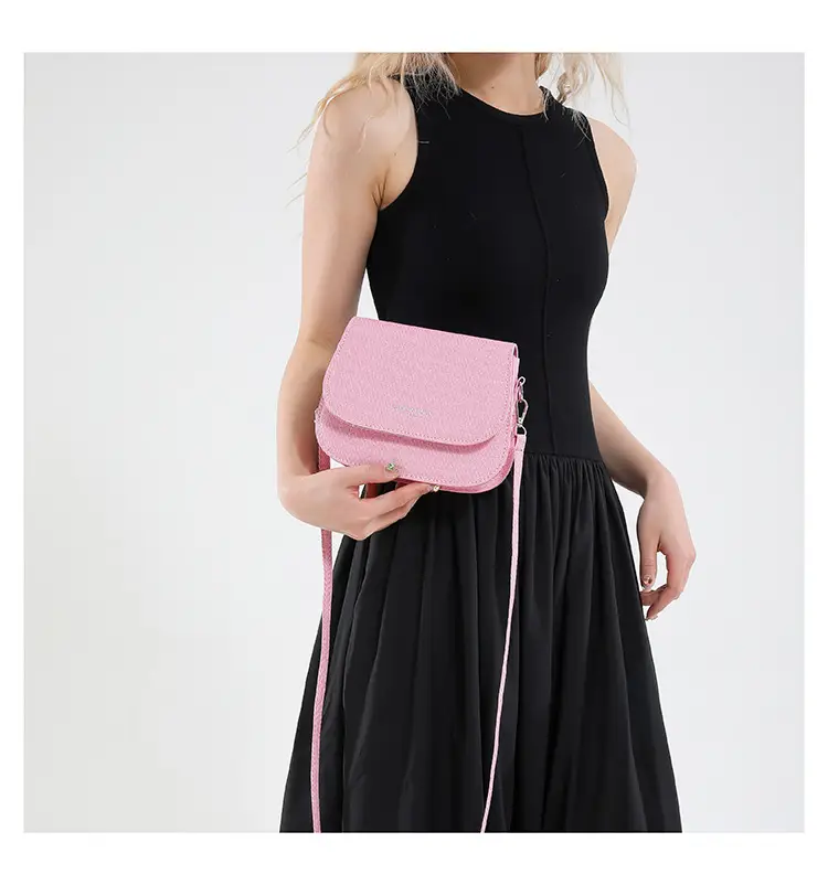 Women's Grey Saddle Crossbody Bag 2025 New Trendy — feature 33