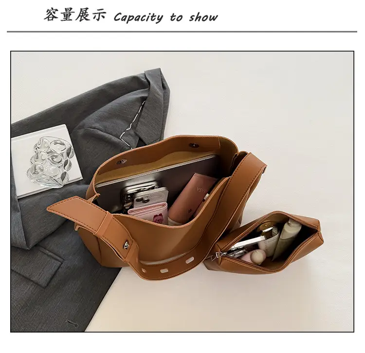 2025 Retro Brown Tote Bag for Women Large Capacity — feature 10