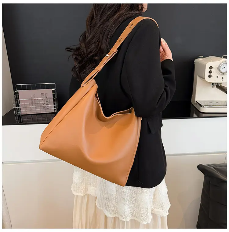 2025 Retro Brown Tote Bag for Women Large Capacity — feature 12
