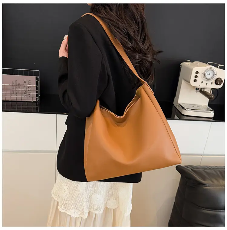 2025 Retro Brown Tote Bag for Women Large Capacity — feature 13
