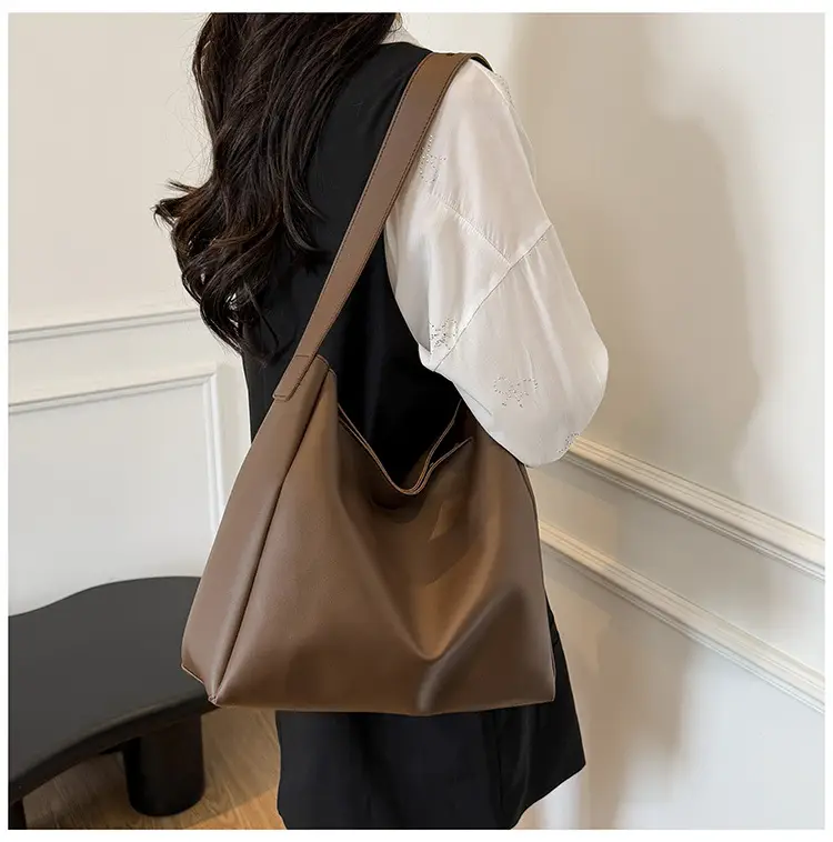 2025 Retro Brown Tote Bag for Women Large Capacity — feature 23
