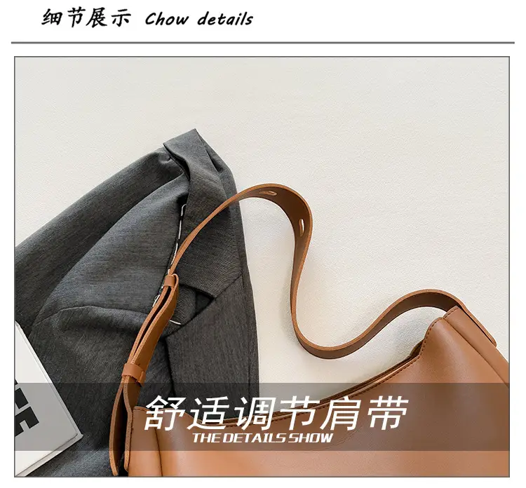 2025 Retro Brown Tote Bag for Women Large Capacity — feature 4