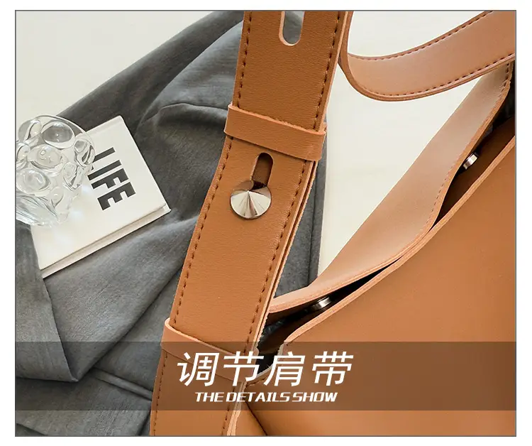 2025 Retro Brown Tote Bag for Women Large Capacity — feature 5